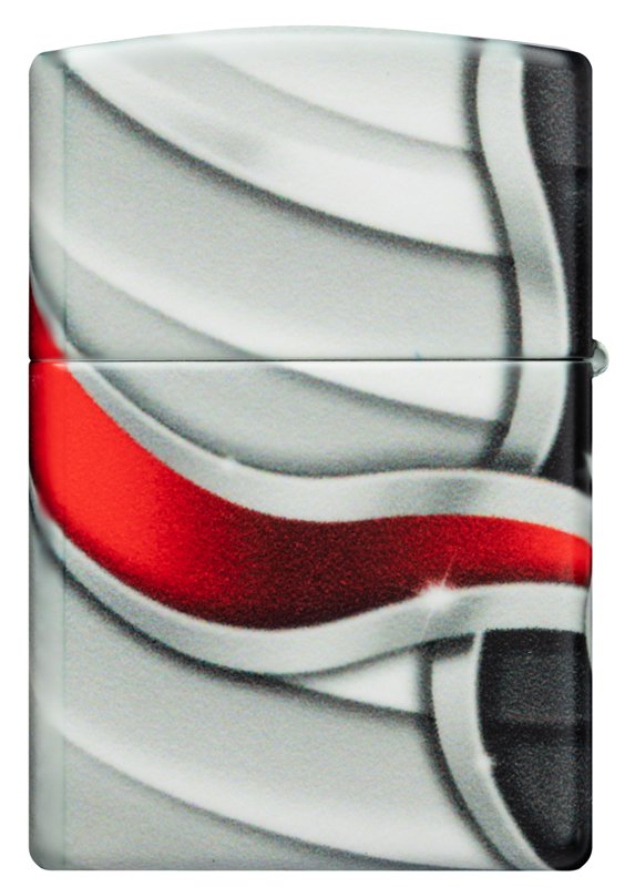 Зажигалка Zippo Flame Design с покрытием White Matte, латунь/сталь, белая, матовая, 38x13x57 мм_3