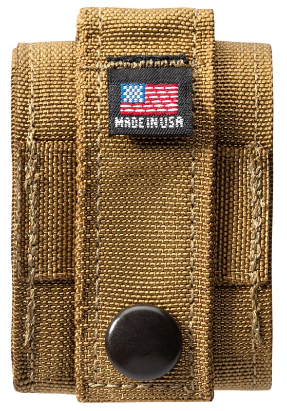 Набор ZIPPO: чёрная зажигалка Black Crackle® и коричневый нейлоновый чехол, в подарочной коробке_4