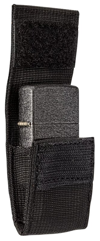 Набор ZIPPO: чёрная зажигалка Black Crackle® и чёрный нейлоновый чехол, в подарочной коробке_6