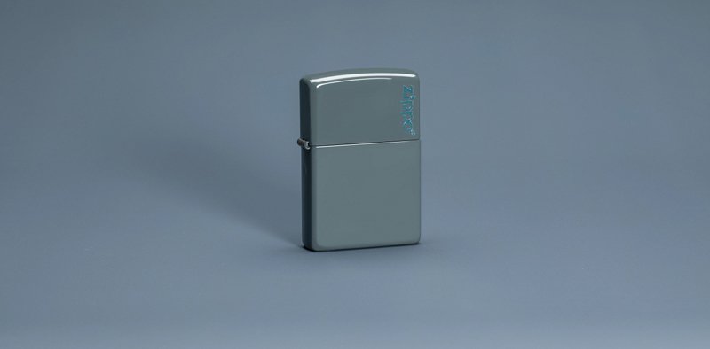 Зажигалка ZIPPO Classic с покрытием Flat Grey, латунь/сталь, серая, матовая, 38x13x57 мм_10