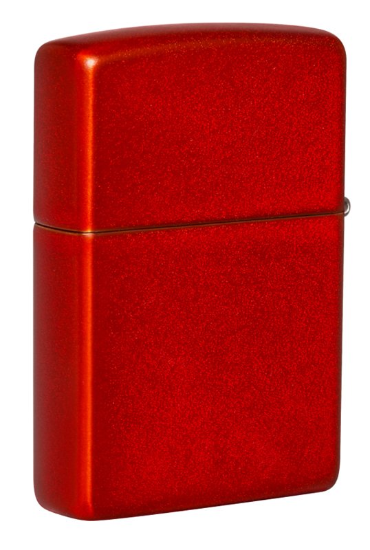 Зажигалка ZIPPO Classic с покрытием Metallic Red, латунь/сталь, красная, матовая, 38x13x57 мм_5