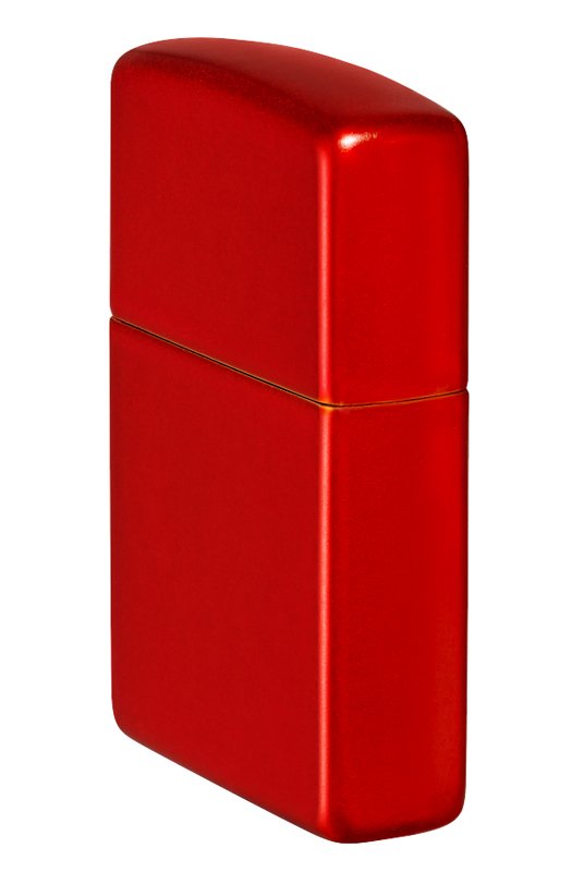Зажигалка ZIPPO Classic с покрытием Metallic Red, латунь/сталь, красная, матовая, 38x13x57 мм_6