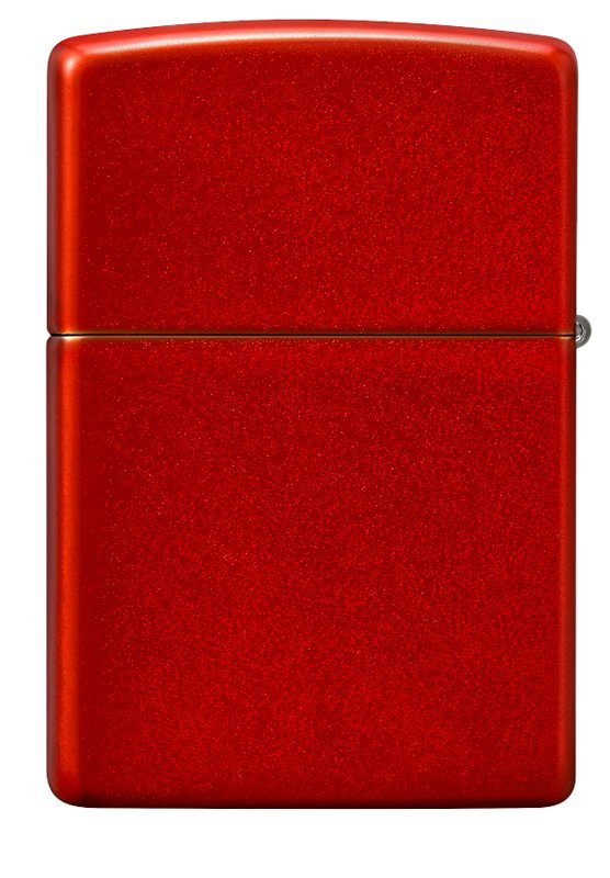 Зажигалка ZIPPO Classic с покрытием Metallic Red, латунь/сталь, красная, матовая, 38x13x57 мм_8