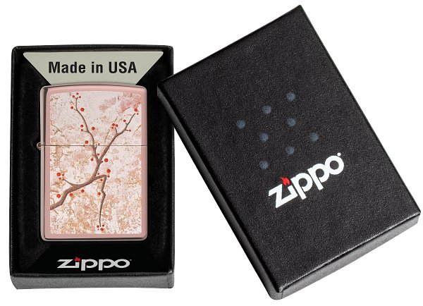 Зажигалка ZIPPO Eastern с покрытием High Polish Rose Gold, латунь/сталь, розовое золото, 38x13x57 мм_5