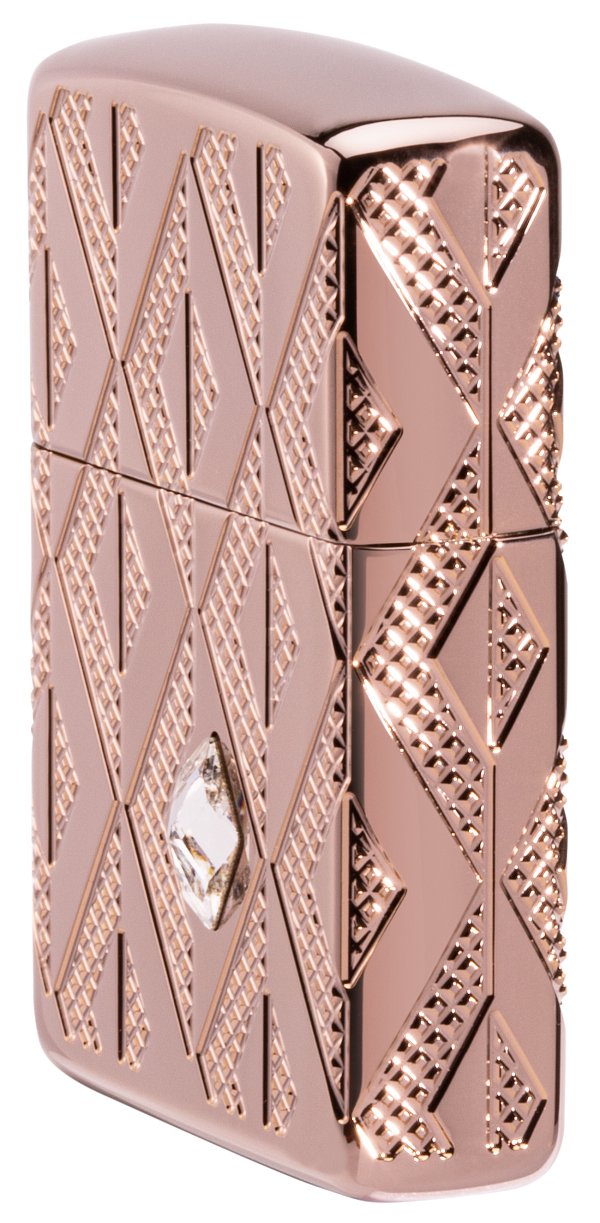 Зажигалка ZIPPO Armor® Geometric с покрытием Rose Gold, латунь/сталь, розовое золото, 38x13x57 мм_6