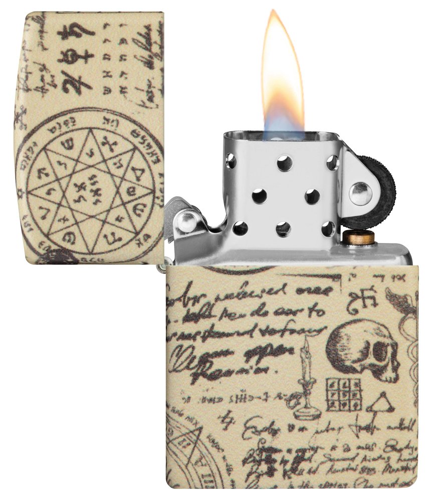 Зажигалка ZIPPO Alchemy Design с покрытием 540 Matte, латунь/сталь, бежевая, матовая, 38x13x57 мм_2