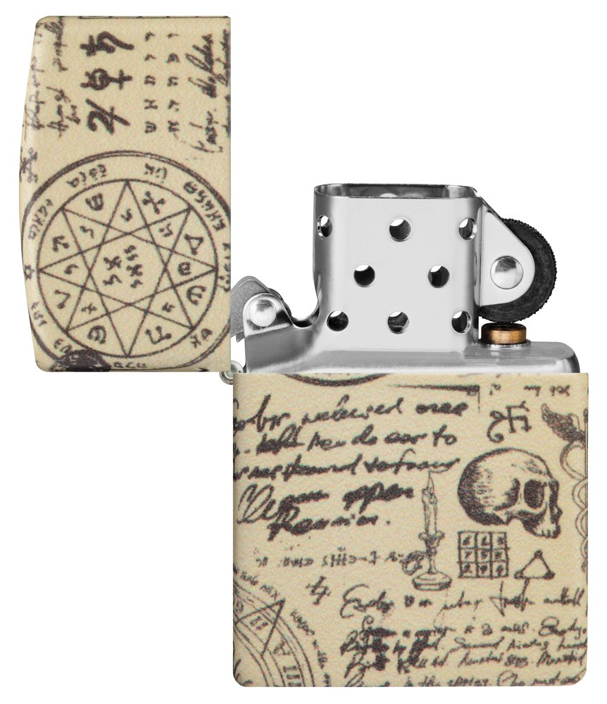 Зажигалка ZIPPO Alchemy Design с покрытием 540 Matte, латунь/сталь, бежевая, матовая, 38x13x57 мм_3