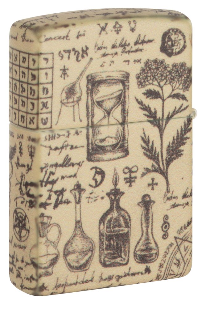 Зажигалка ZIPPO Alchemy Design с покрытием 540 Matte, латунь/сталь, бежевая, матовая, 38x13x57 мм_6