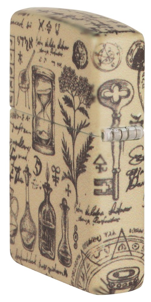 Зажигалка ZIPPO Alchemy Design с покрытием 540 Matte, латунь/сталь, бежевая, матовая, 38x13x57 мм_8