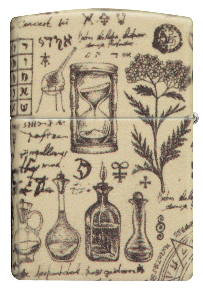 Зажигалка ZIPPO Alchemy Design с покрытием 540 Matte, латунь/сталь, бежевая, матовая, 38x13x57 мм_9