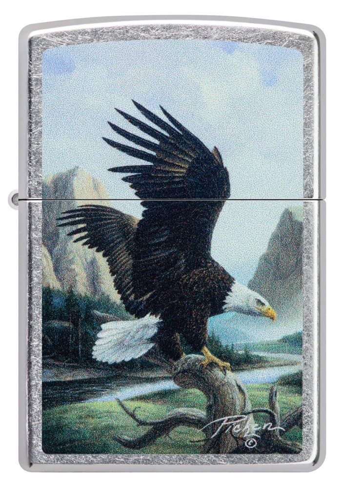 Зажигалка ZIPPO Linda Picken с покрытием Street Chrome, латунь/сталь, серебристая, 38x13x57 мм_1