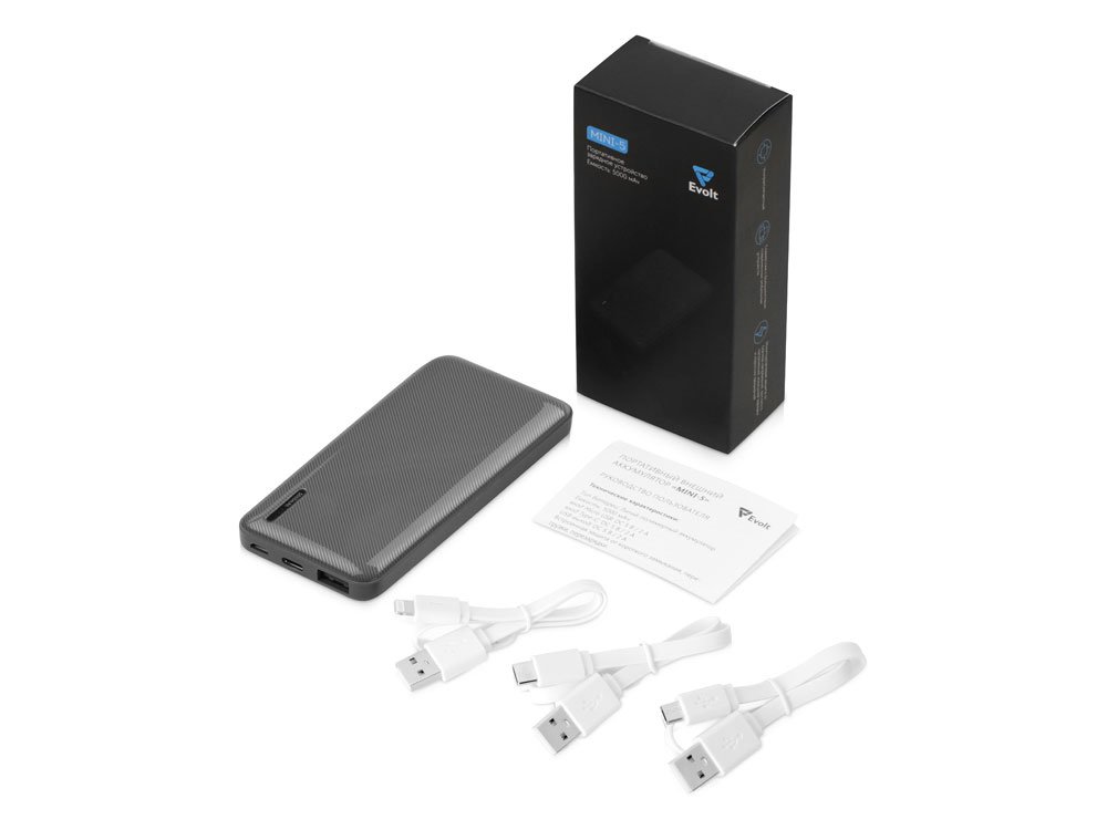 Внешний аккумулятор Mini-5, 5000 mAh_2