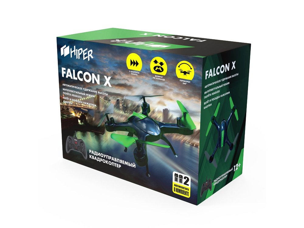 Радиоуправляемый квадрокоптер FALCON X_11