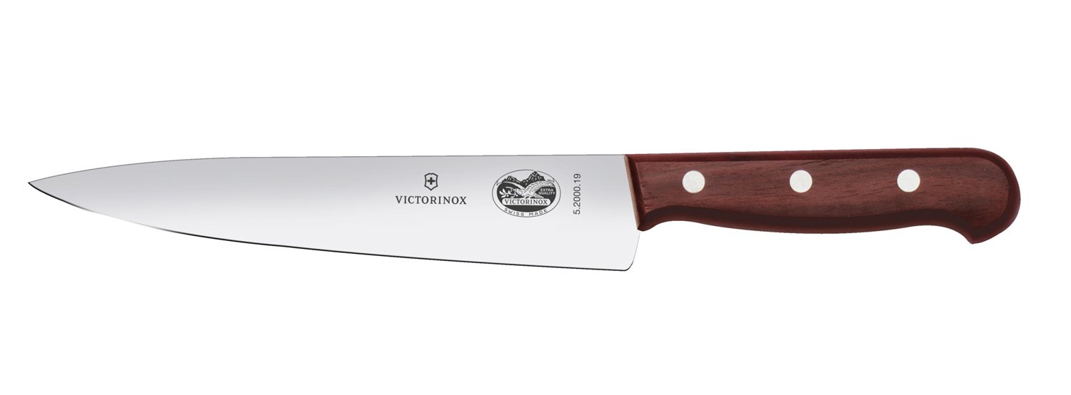 Набор из 2 кухонных ножей VICTORINOX Rosewood: разделочный нож 19 см и нож для хлеба 21 см_1
