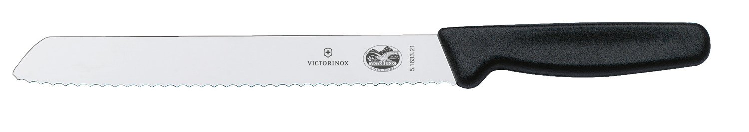 Набор из 9 столовых приборов VICTORINOX: 6 ножей, вилка д/мяса, ножницы, мусат, в буковой подставке_5