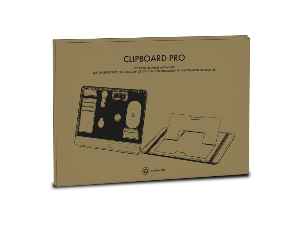 Складная подставка для ноутбука и органайзер для аксессуаров Clipboard Pro_8