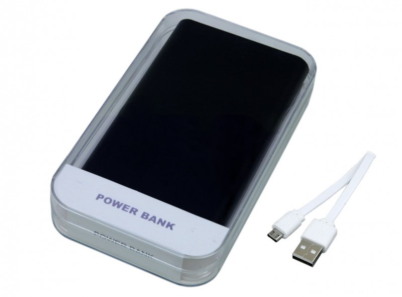 PBM02 Универсальное зарядное устройство power bank PBM02 под нанесение логотипа, черный_1