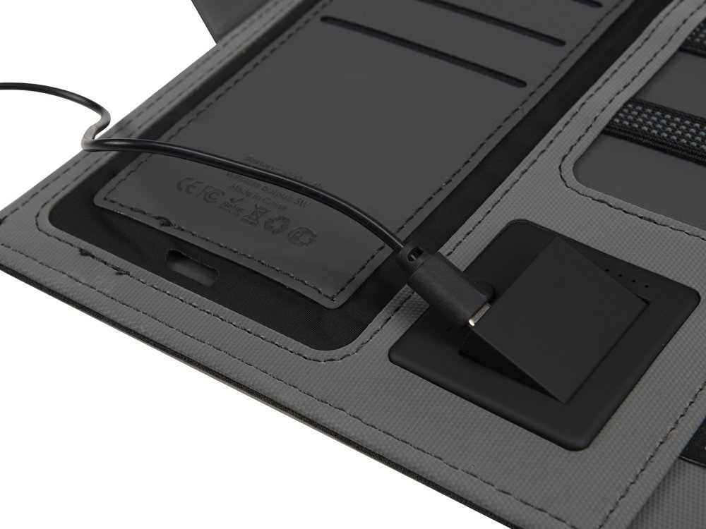 Органайзер с беспроводной зарядкой Powernote, 5000 mAh_5