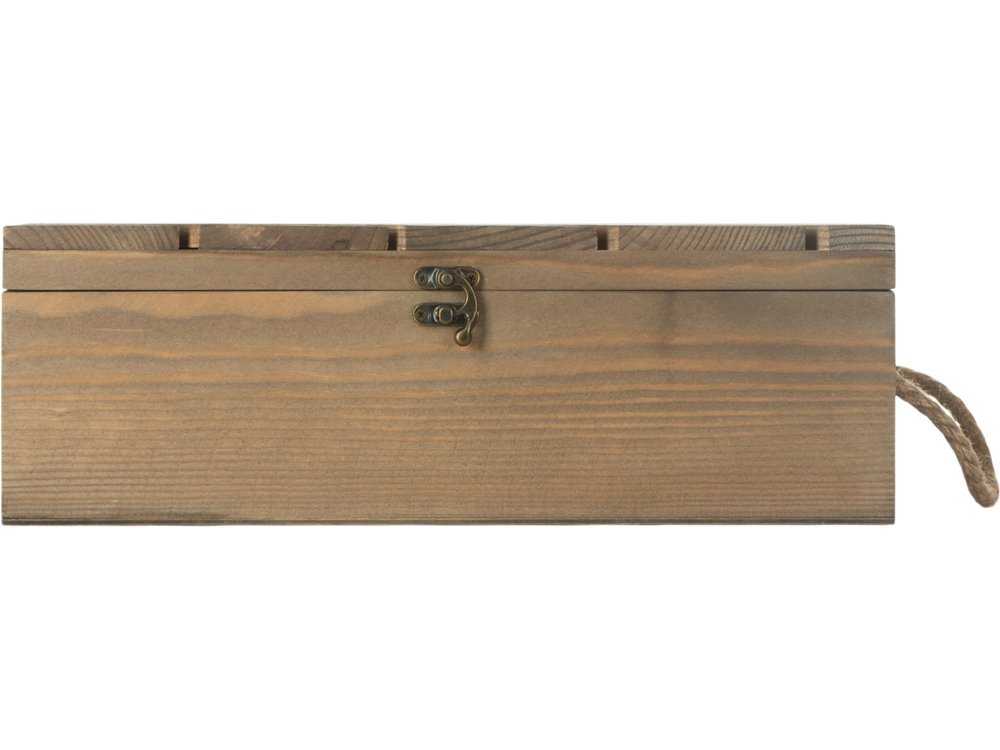 Коробка подарочная из массива дерева Two-bottle box_3