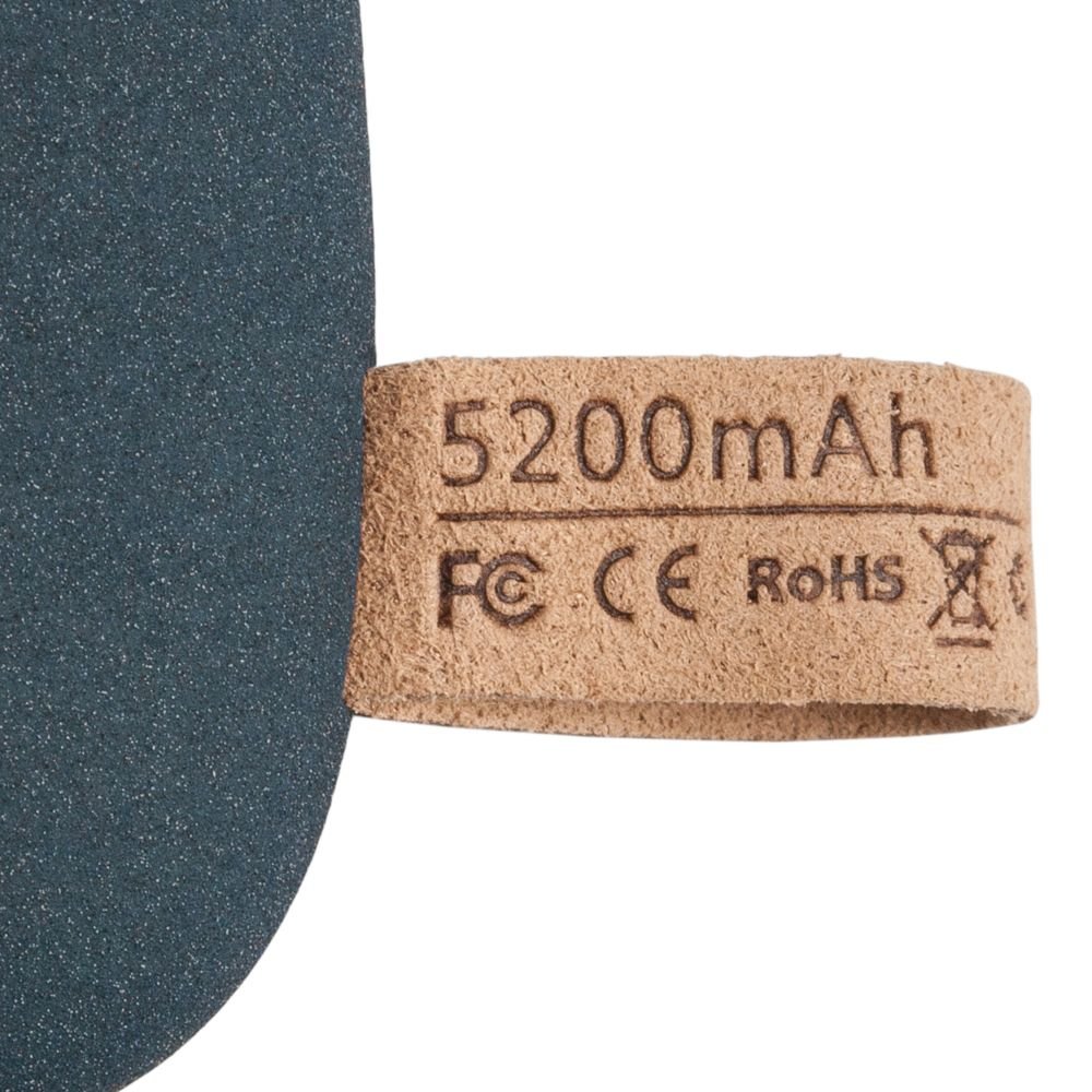 Внешний аккумулятор Pebble 5200, серо-синий_2