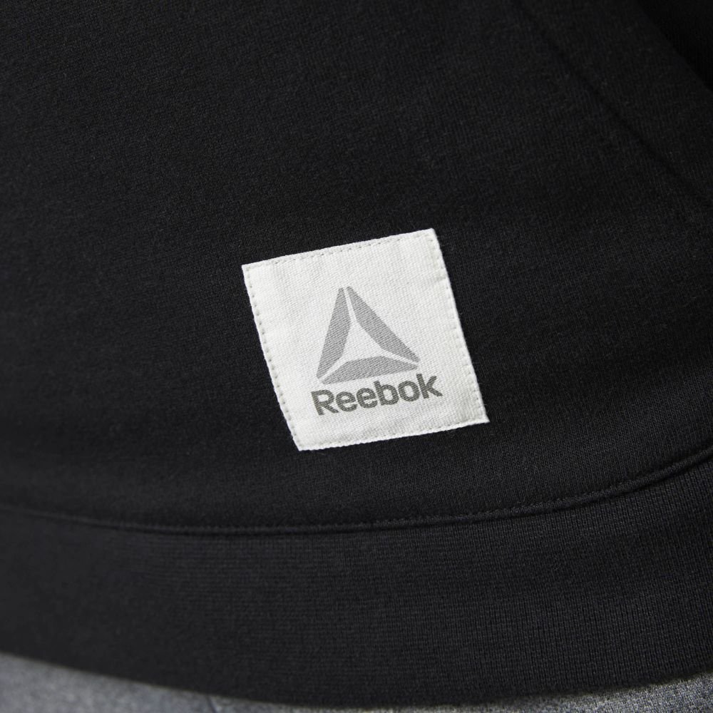 Толстовка мужская Crew Neck, черная_5