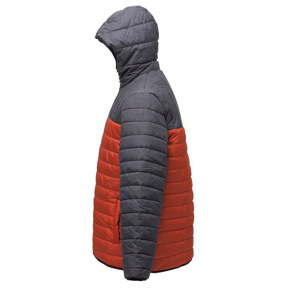 Куртка мужская Outdoor, серая с оранжевым_2