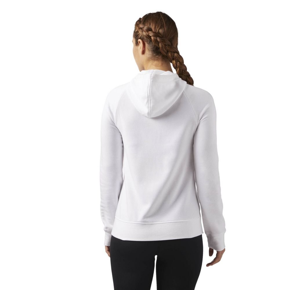 Толстовка женская Elements French Terry Full Zip, белая_7