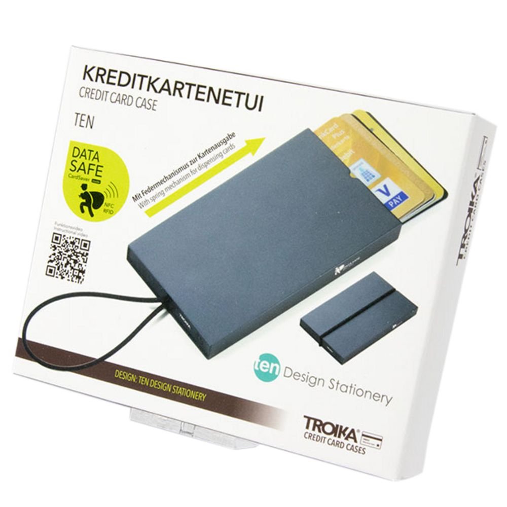 Футляр для карт Ten, черный_3