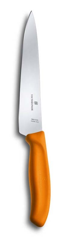 Нож разделочный VICTORINOX SwissClassic, 19 см, оранжевый, в картонном блистере_1