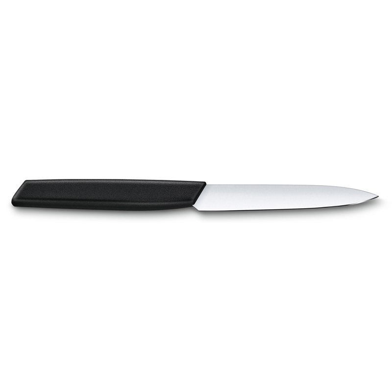 Нож для овощей VICTORINOX Swiss Modern, 10 см, нержавеющая сталь / синтетический материал, чёрный_1