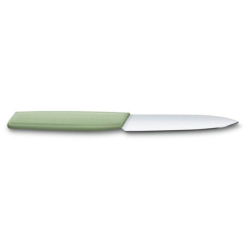 Нож для овощей VICTORINOX Swiss Modern, 10 см, нержавеющая сталь / синтетический материал, зелёный_1