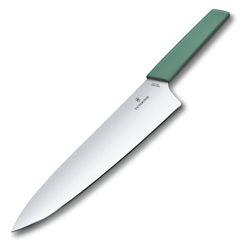 Нож разделочный VICTORINOX Swiss Modern, 25 см, сталь / синтетический материал, шалфейный_2
