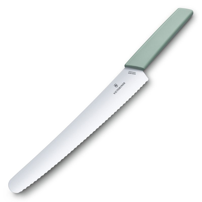 Нож для хлеба и выпечки VICTORINOX Swiss Modern, 26 см, сталь/синтетический материал, аквамариновый_2