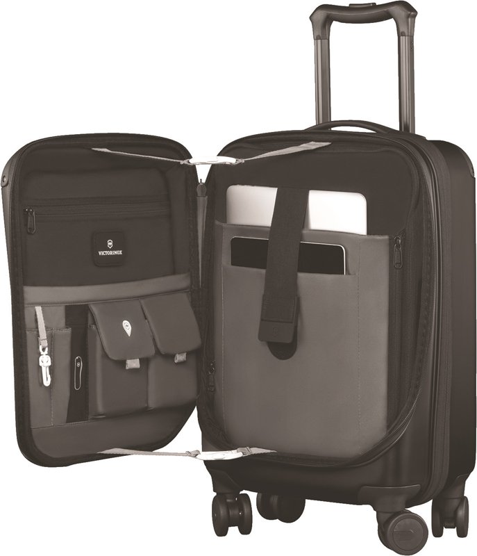 Чемодан VICTORINOX Spectra™ 2.0 Expandable, чёрный, поликарбонат Bayer, 35x20x55 см, 29 л_2