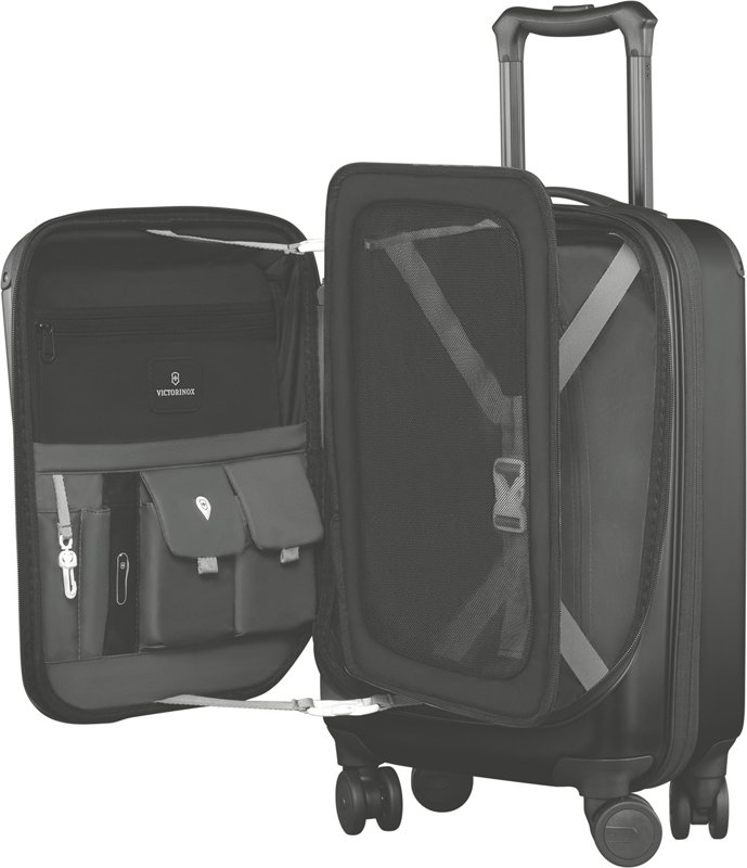 Чемодан VICTORINOX Spectra™ 2.0 Expandable, чёрный, поликарбонат Bayer, 35x20x55 см, 29 л_3