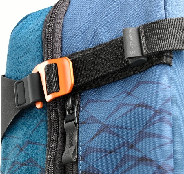 Сумка на колёсах VICTORINOX Vx Touring, синяя, ткани VX4 и VXTek, 35x20x55 см, 33 л_13