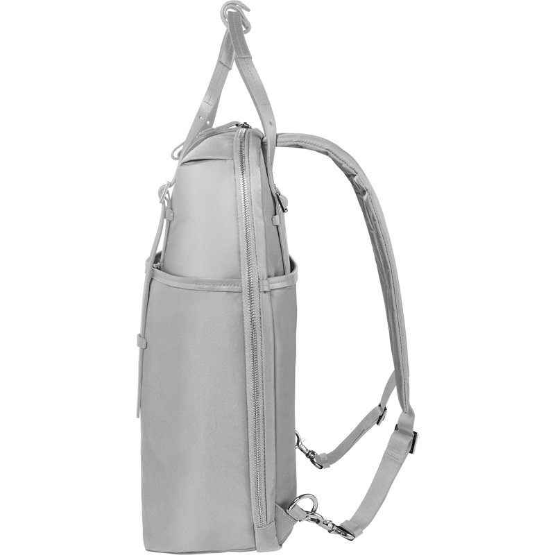 Сумка-рюкзак VICTORINOX Victoria Harmony 15,6'', серебристая, нейлон/кожа/микрозамша, 28x13x41 см_4