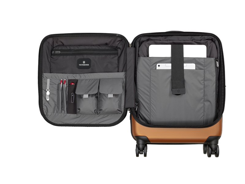 Чемодан VICTORINOX Spectra™ Dual-Access 2.0, оранжевый, поликарбонат Bayer, 38x20x55 см, 32 л_2
