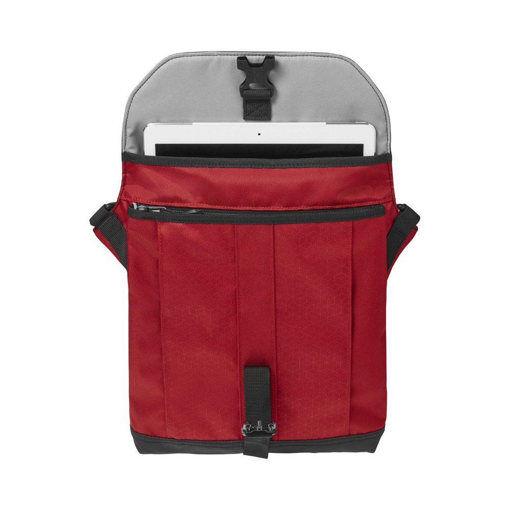 Сумка наплечная VICTORINOX Altmont Original Flapover Digital Bag, красная, нейлон, 26x10x30 см, 7 л_2