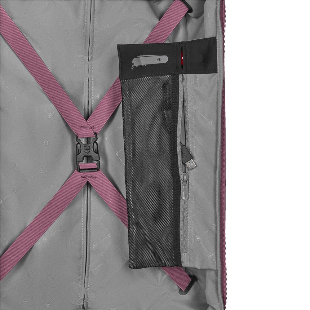 Чемодан VICTORINOX Connex, пурпурно-розовый, поликарбонат Makrolon, 40x20x55 см, 34 л_6