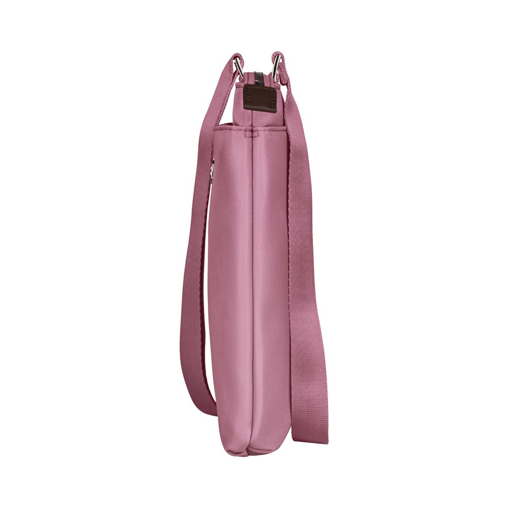 Сумка наплечная VICTORINOX Victoria Slim Shoulder Bag, пурпурно-розовая, нейлон/кожа, 27x7x26 см_4