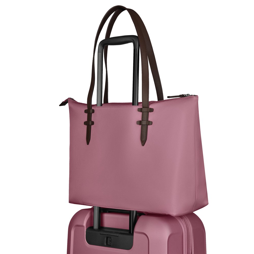 Сумка VICTORINOX Victoria Deluxe Business Tote, пурпурно-розовая, нейлон/кожа, 47x15x31 см, 16 л_7
