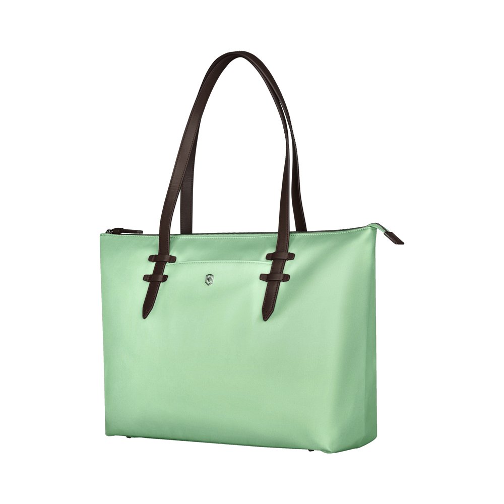 Сумка VICTORINOX Victoria Deluxe Business Tote, мятная, нейлон/кожа/микрозамша, 47x15x31 см, 16 л_2