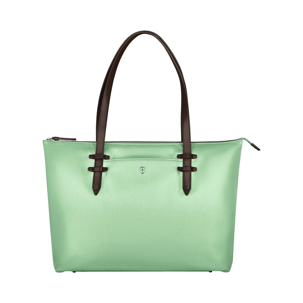 Сумка VICTORINOX Victoria Deluxe Business Tote, мятная, нейлон/кожа/микрозамша, 47x15x31 см, 16 л_3