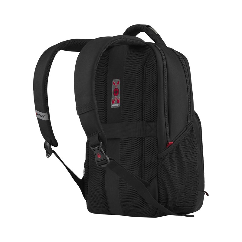 Рюкзак WENGER PlayerMode 15.6”, чёрный, 100% полиэстер, 30х23х46 см, 20 л_5