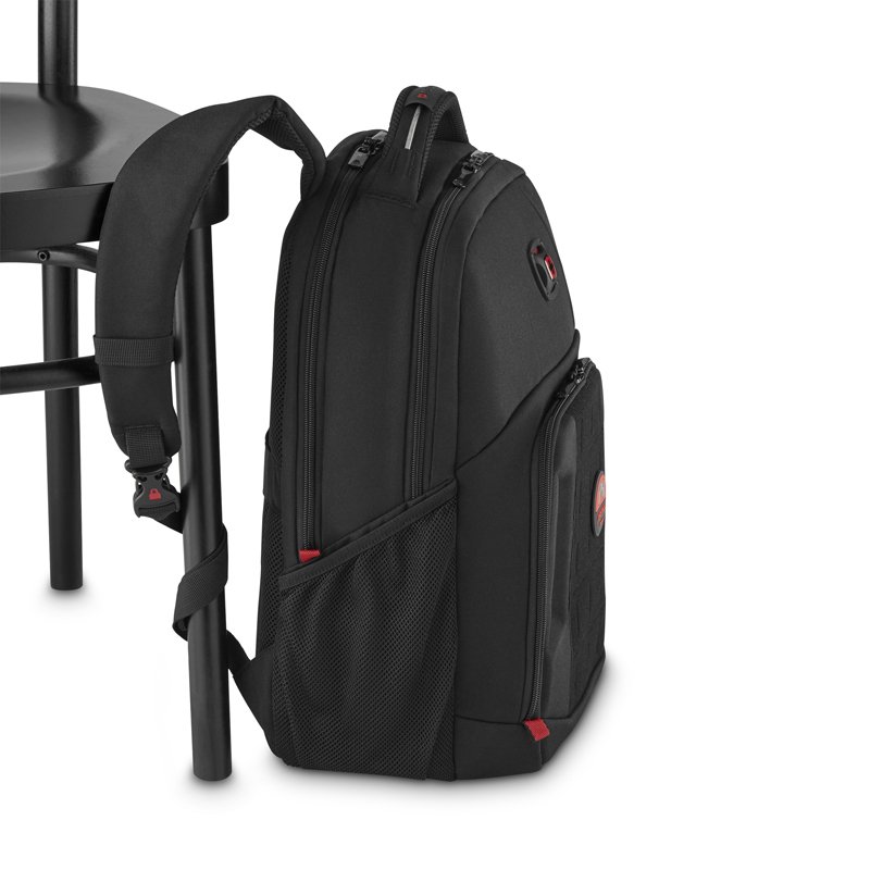 Рюкзак WENGER PlayerMode 15.6”, чёрный, 100% полиэстер, 30х23х46 см, 20 л_7