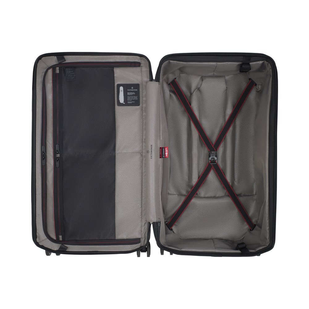 Чемодан VICTORINOX Spectra™ 3.0 Trunk Large Case, чёрный, поликарбонат Sorplas™, 42x36x76 см, 99 л_4