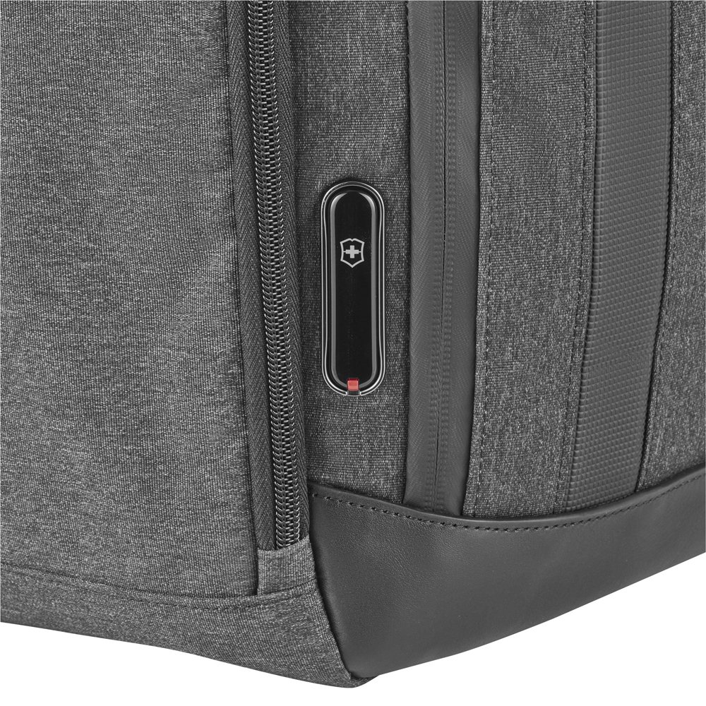 Рюкзак VICTORINOX Architecture Urban2 City Backpack 14'', серый, полиэстер / кожа, 30x19x42 см, 17 л_13
