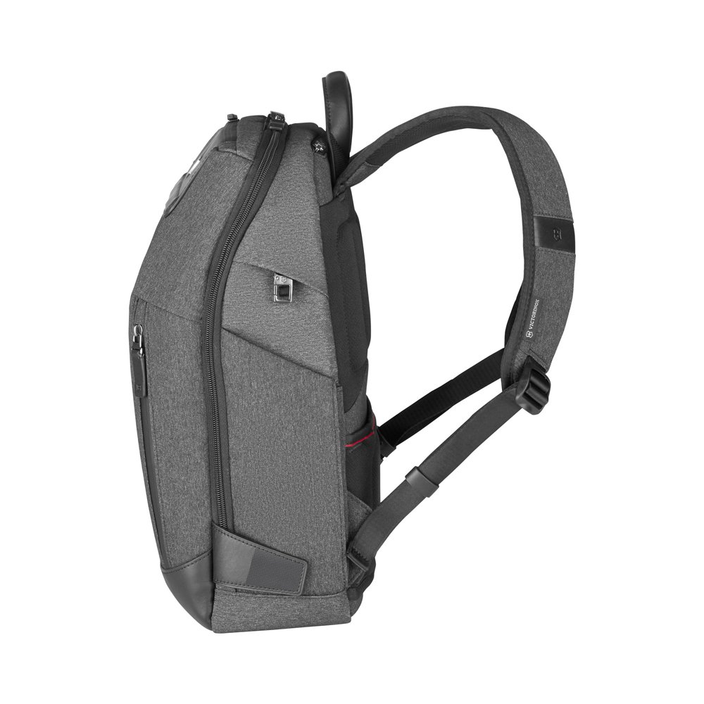 Рюкзак VICTORINOX Architecture Urban2 City Backpack 14'', серый, полиэстер / кожа, 30x19x42 см, 17 л_7