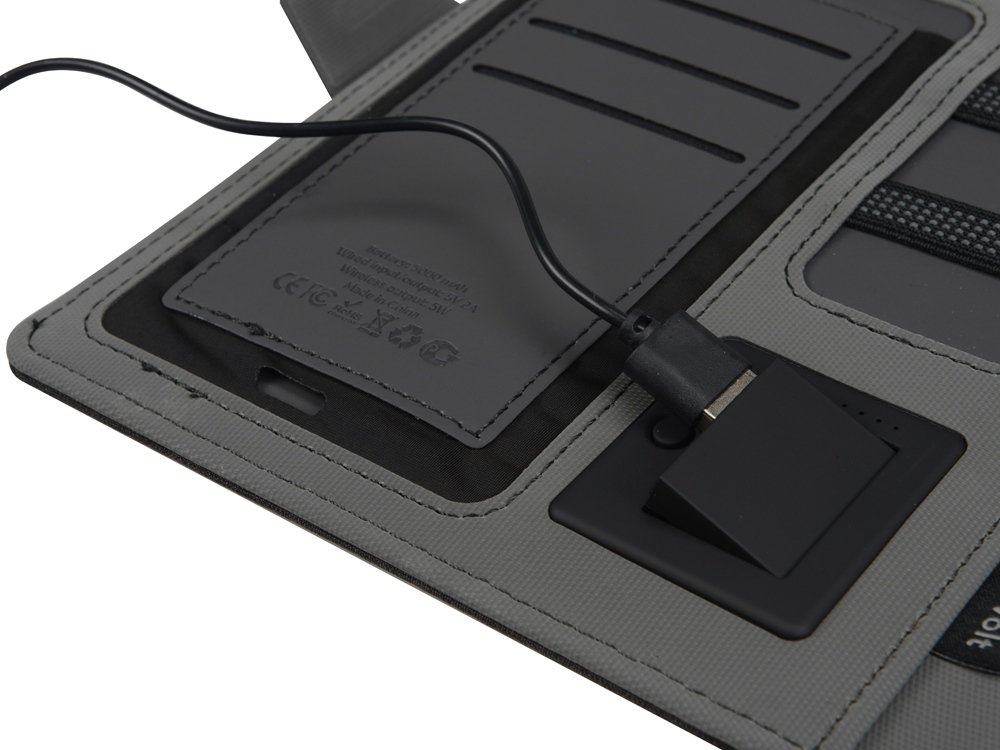 Органайзер с беспроводной зарядкой Powernote, 5000 mAh_6